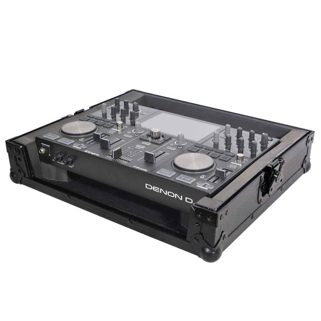 ProX X-PRIMEGOBL - ATA Style Flight Travel Case for Denon DJ Prime Go Digital Controller - Black On Black