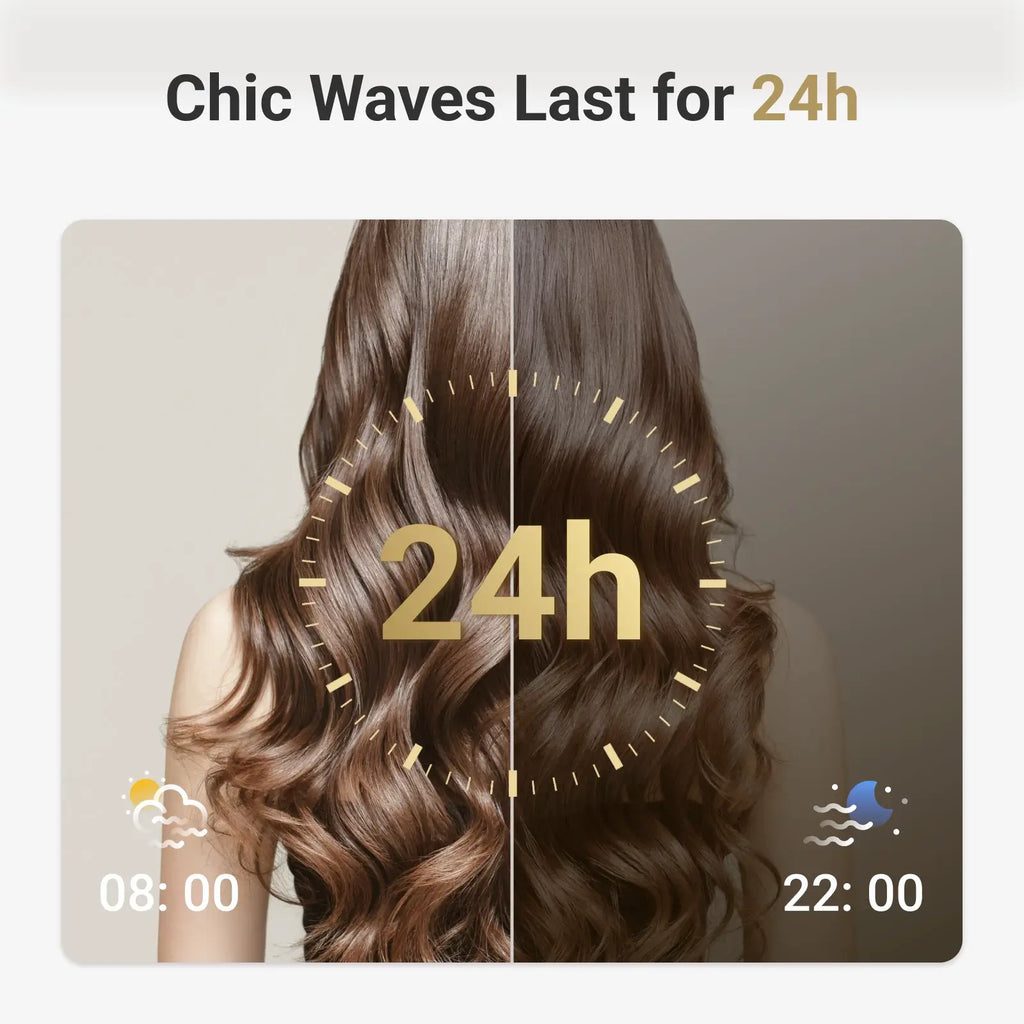 xCool 3-in-1 Automatic Rotating Curling Wand Set Cool Gadget