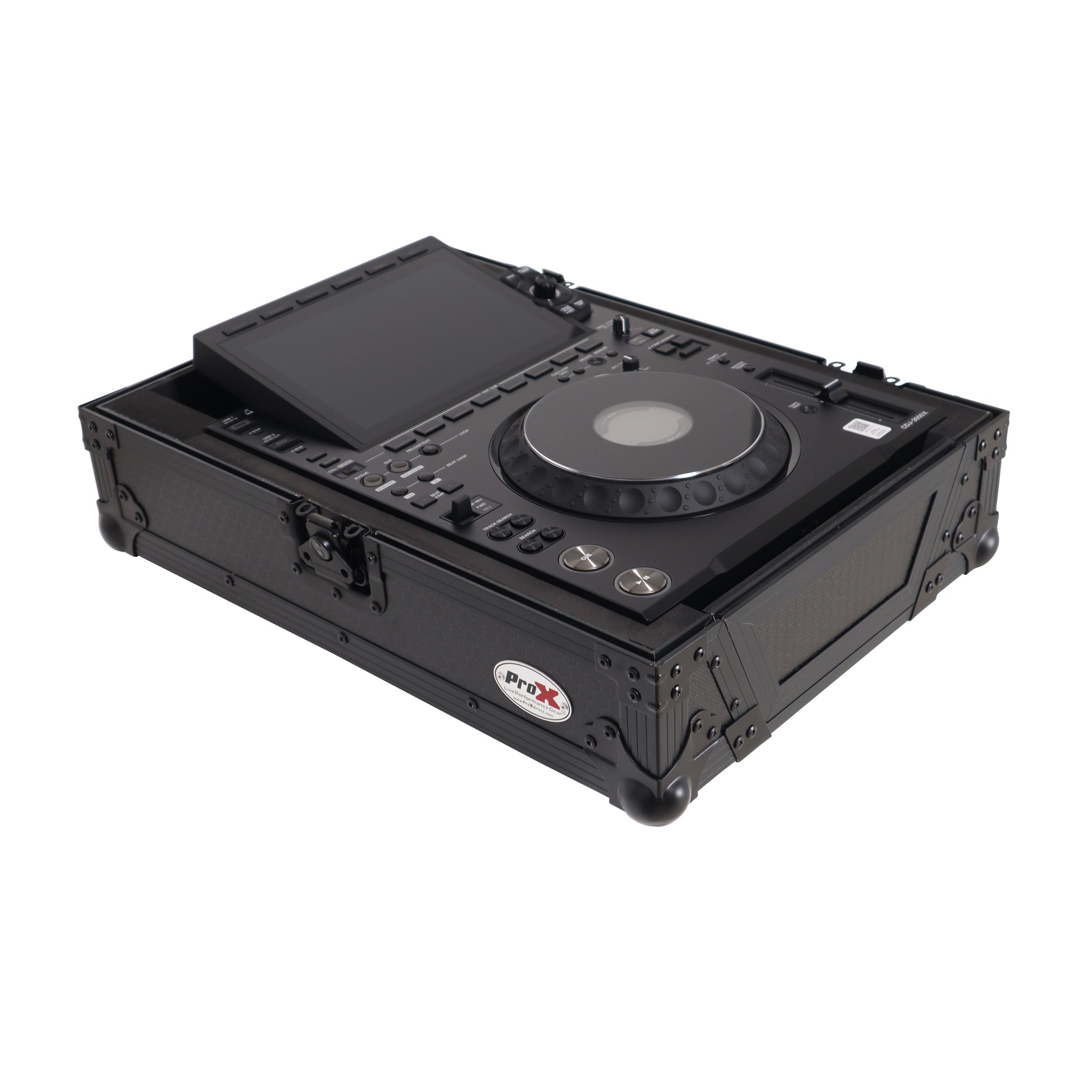ProX XS-CDXBL - Black ATA Flight Case for AlphaTheta CDJ-3000X Pioneer CDJ-3000 DJ Media Player with Heavy-Duty Protection