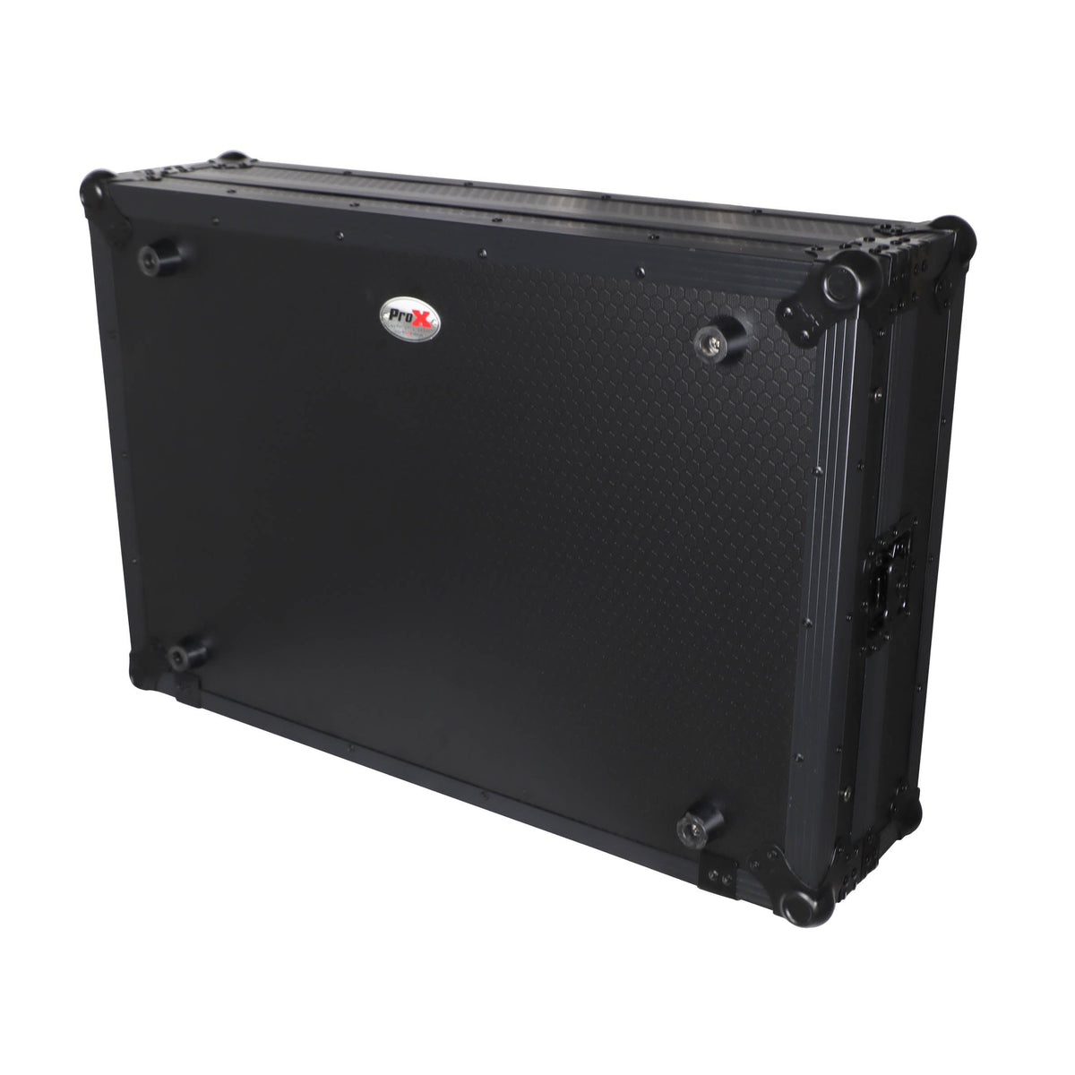 ProX XS-FLX10LTBL - Pioneer DDJ-FLX10 or DDJ-GRV6 with Sliding Laptop Shelf ATA Flight Style Road Case Black Finish Slim Case The DJ Hookup