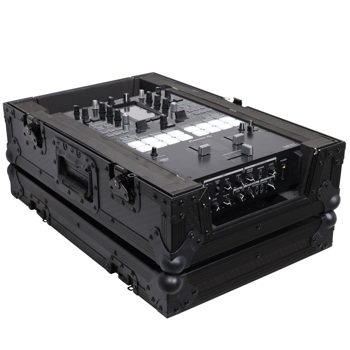ProX XS-M11BL - ATA Flight Style Universal Road Case for Pioneer DJM S11 RANE SEVENTY 70 SEVENTY 72 MK2 Black Finish The DJ Hookup