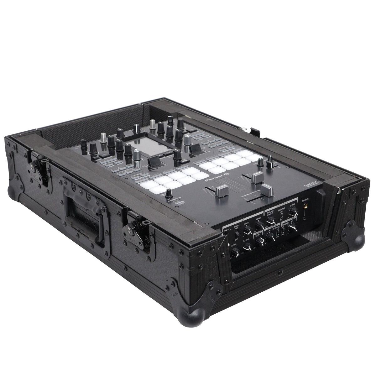 ProX XS-M11BL - ATA Flight Style Universal Road Case for Pioneer DJM S11 RANE SEVENTY 70 SEVENTY 72 MK2 Black Finish The DJ Hookup