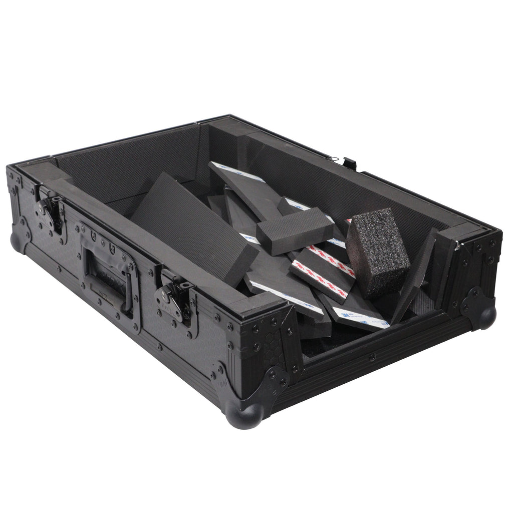 ProX XS-M11BL - ATA Flight Style Universal Road Case for Pioneer DJM S11 RANE SEVENTY 70 SEVENTY 72 MK2 Black Finish The DJ Hookup