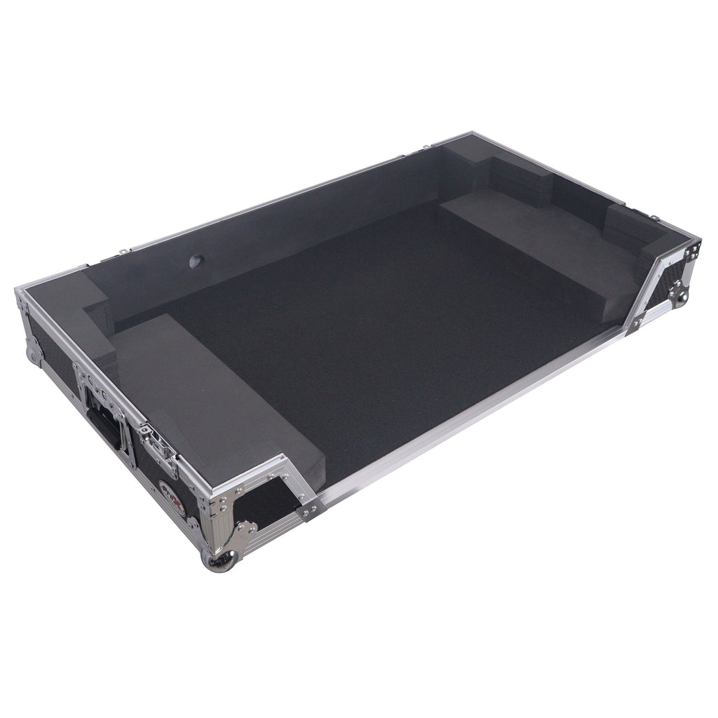 ProX XS-OPUSQUAD W - ATA Flight Style Road Case For Pioneer DJ OPUS-QUAD DJ Controller with 1U Rack Space and Wheels