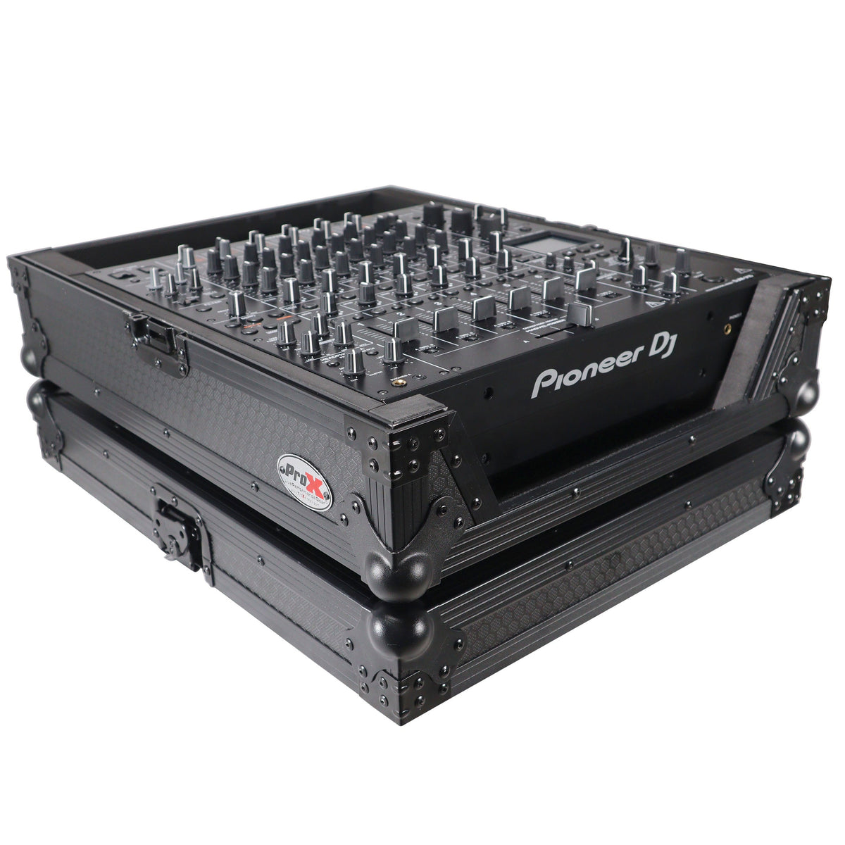ProX XS-DJMV10A9BL - ATA Style Flight Road Case for Pioneer DJM-A9 DJM V10 DJ Mixer Black Finish The DJ Hookup