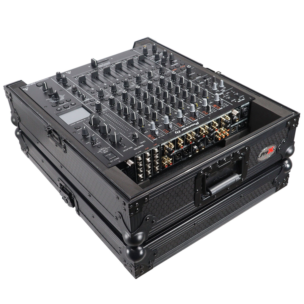 ProX XS-DJMV10A9BL - ATA Style Flight Road Case for Pioneer DJM-A9 DJM V10 DJ Mixer Black Finish The DJ Hookup