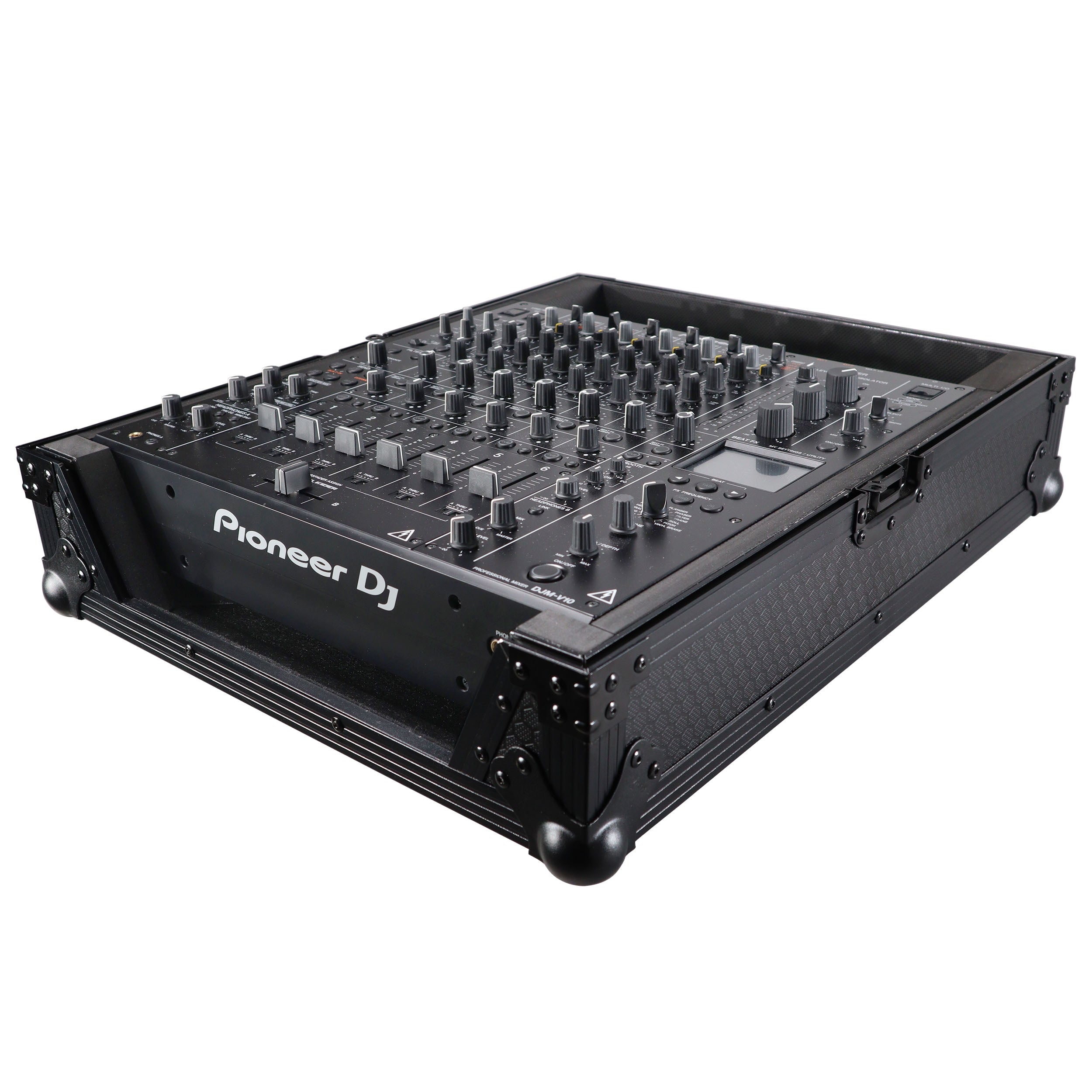 ProX XS-DJMV10A9BL - ATA Style Flight Road Case for Pioneer DJM-A9 DJM V10 DJ Mixer Black Finish The DJ Hookup